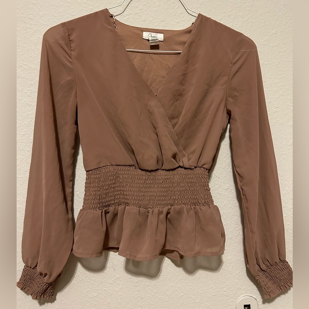 BLUSH COLORED BLOUSE